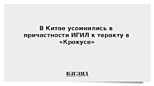 В Китае усомнились в причастности ИГИЛ к теракту в «Крокусе»