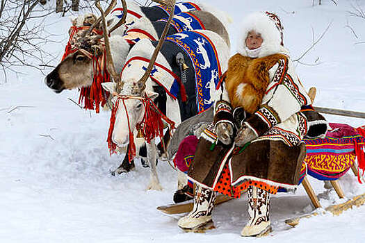 В ямальской деревне Харампур отметили День оленевода