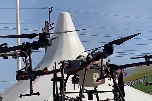 Гостям агрофорума в Дагестане представили дроны для посадки семян