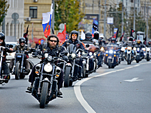 Байкеры закрыли сезон грандиозным шоу