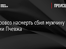 Электровоз насмерть сбил мужчину у станции Пчевжа