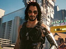 В Cyberpunk 2077 появился мем — грустный Киану Ривз