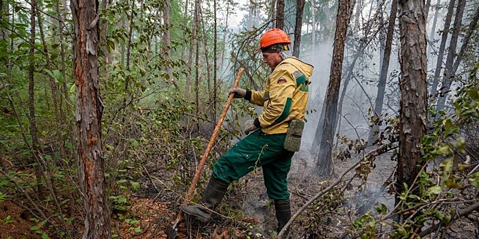 Группу десантников-пожарных из Красноярского края направили на борьбу с пожарами в Якутии