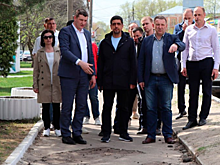 Денис Семенов вместе с коллегами оценил готовность Павловского Посада к фестивалю «17 мгновений…»