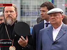 Ресин проверил строительство Храма в честь преподобного Андрея Рублева
