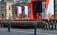 На Красной площади началась генеральная репетиция парада Победы