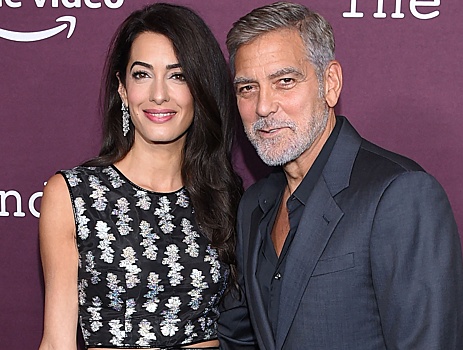 Седовласый Клуни с красавицей-женой после долгого перерыва вышел в свет