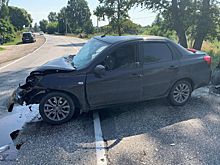 В Клепиковском районе столкнулись три автомобиля