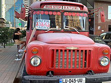 Курганец заметил автобус курганского производства в Грузии