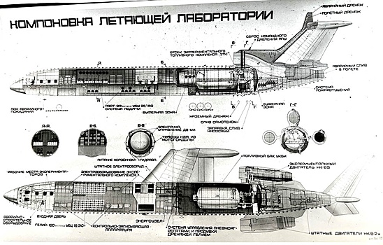 Огромный шаг человечества в криогенную авиацию. 35 лет назад поднялся в небо российский Ту-155 - первый в мире самолет на водороде