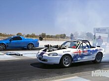 Mazda MX-5 – новый облик в виде дрэг-монстра с двойным турбонадувом
