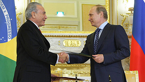 Путин и Темер обсудят в Москве Сирию и Северную Корею