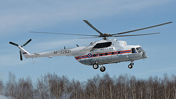 МЧС обследовало более 200 км в районе крушения Ми-8