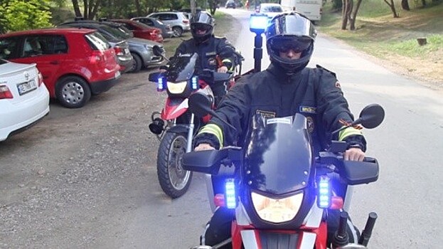 Севастополь патрулируют группы на мотоциклах и квадроциклах МЧС
