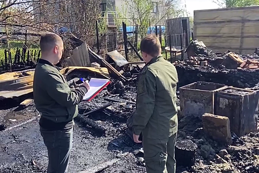 СК рассказал подробности гибели пятерых детей при пожаре в Астраханской области