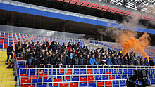 На новой футбольной арене ЦСКА в САО прошли пожарно-тактические учения окружных сил МЧС