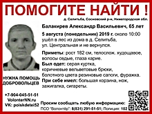 65-летний Александр Балакирев пропал в Нижегородской области