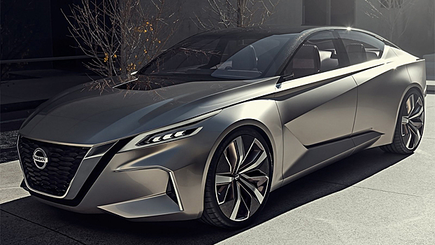 Nissan показал дизайн новых седанов на прототипе