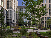 На территории бывшего часового завода «Слава» создан приватный двор-парк