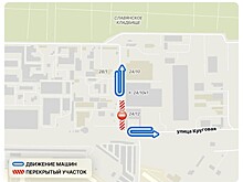 Участок улицы Круговой в Краснодаре перекрыли на три недели