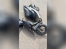 В Чите ребёнок на мопеде попал в ДТП