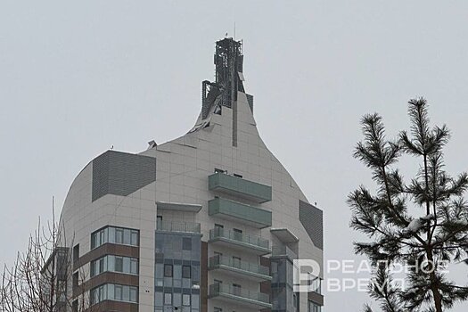 В ЖК "Манхэттен" в результате атаки БПЛА пострадал элемент здания