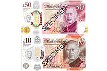 Банк Англии показал новые банкноты с королем Карлом III