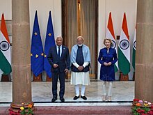 Фон дер Ляйен назвала грандиозной сделку по созданию зоны свободной торговли с Индией