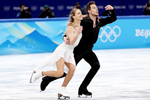 Синицина и Кацалапов — вторые в произвольном танце на командном турнире Олимпиады-2022