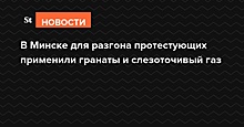 В Минске силовики разогнали протестный марш сразу после начала