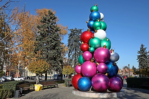 Главной улице Краснодара к Новому году подарили уникальное оформление