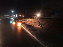 В Калининграде пьяный 18-летний водитель не справился с управлением и въехал в дорожный знак