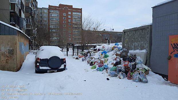 В каникулы оштрафовали 230 челябинцев за парковку около мусорных площадок
