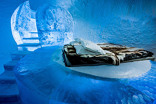 В Швеции открылся первый в мире круглогодичный ледяной отель