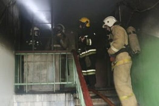 В Рыбновском районе произошел крупный пожар