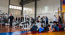 Президент Тибилов открыл еще один спортзал в Цхинвале