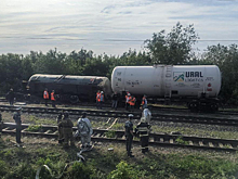 Вагоны с бензином и газом сошли с рельсов в Ульяновской области