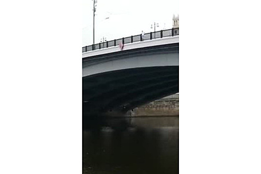 Дорожники хитростью спасли стоявшую на краю моста москвичку и попали на видео