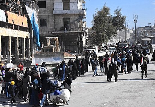 За сутки из Алеппо выведено 18 тысяч жителей