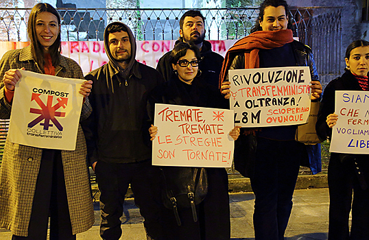 Италия отметила Международный женский день забастовкой