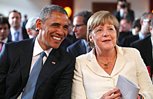 Обаму заметили за ужином с Меркель в ресторане Берлина