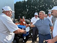 Рустам Минниханов проверил ход уборочной кампании в Тюлячинском районе