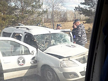 Новосибирец «подбил» томскую машину УФСИН в Кемеровской области