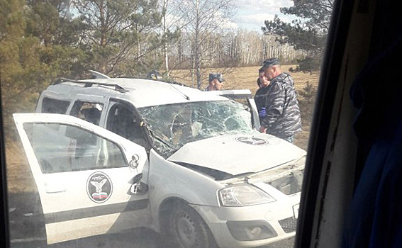 Новосибирец «подбил» томскую машину УФСИН в Кемеровской области