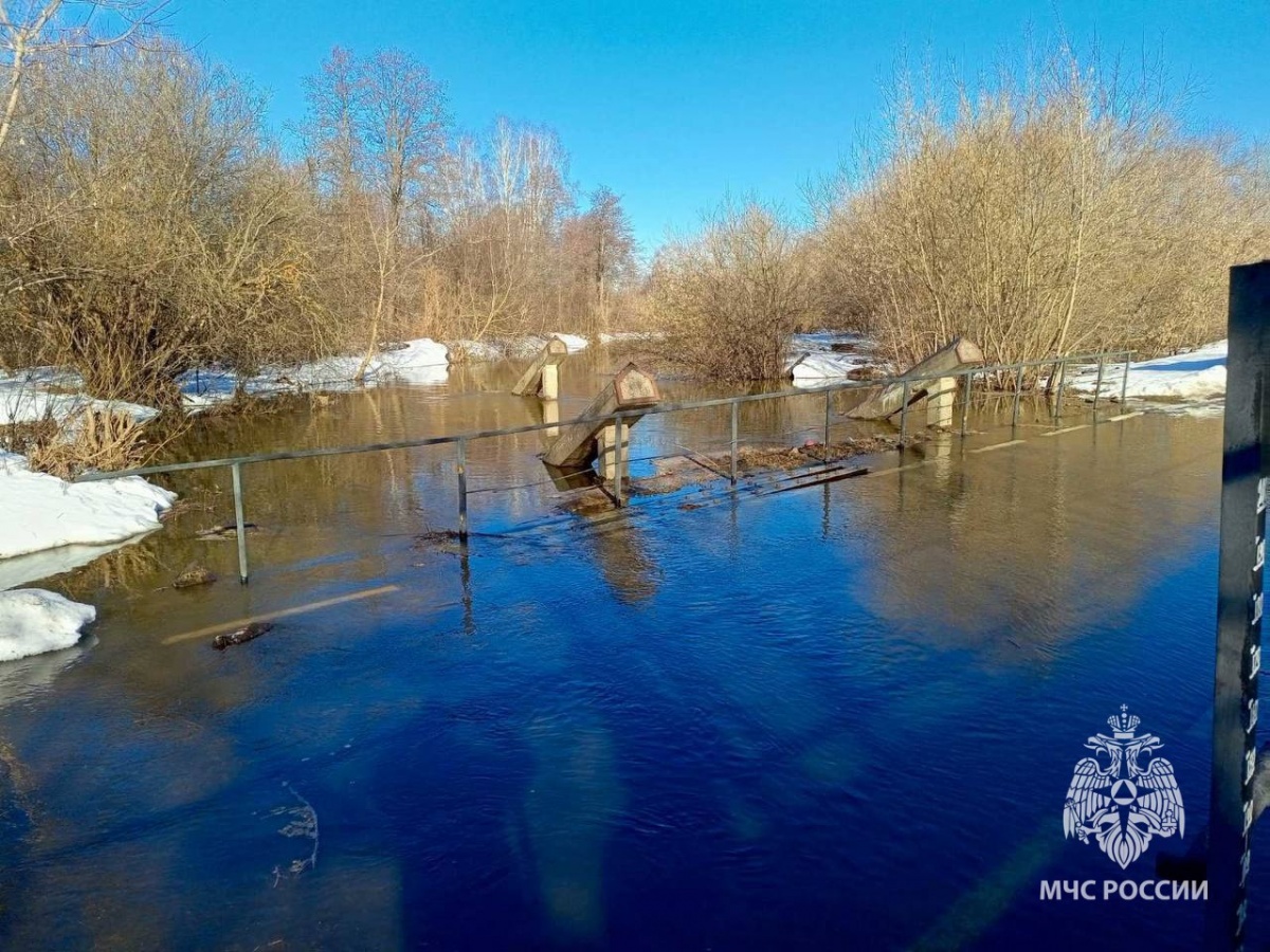 Три моста затопило в Нижегородской области из-за паводка