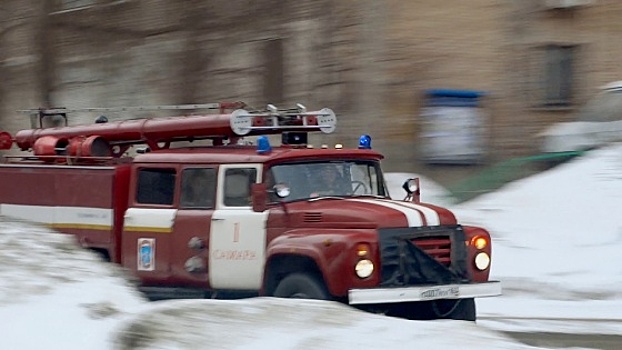 Сгорела дотла: в Омске загорелась маршрутка с пассажирами