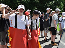 В санатории Тамиск прошел праздник детства, организованный МВД по РСО-Алания