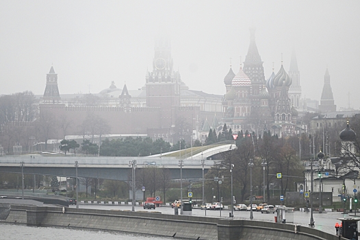 Снегодождь начался в Москве