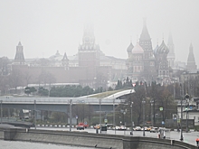 Снегодождь начался в Москве