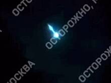 Пролетевший над Москвой метеорит сняли на видео